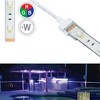 Armacost Lighting 5 Pin IP67 Outdoor LED Strip Light RGB+W 12 in Wire Lead Connector 2pk Light Accessory - 2 of 3