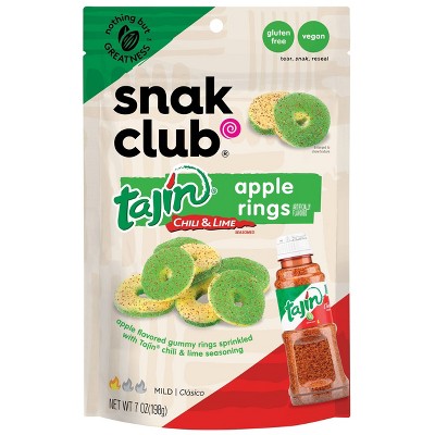 Snack Club Tajin Apple Rings - 7oz : Target