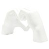 HomeRoots 4" White Resin Heart Hands Tabletop Sculpture - 4 of 4