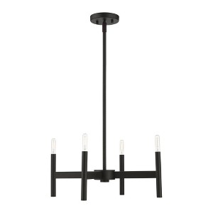 Livex Lighting Copenhagen 4 - Light Chandelier in  Black - 1 of 3