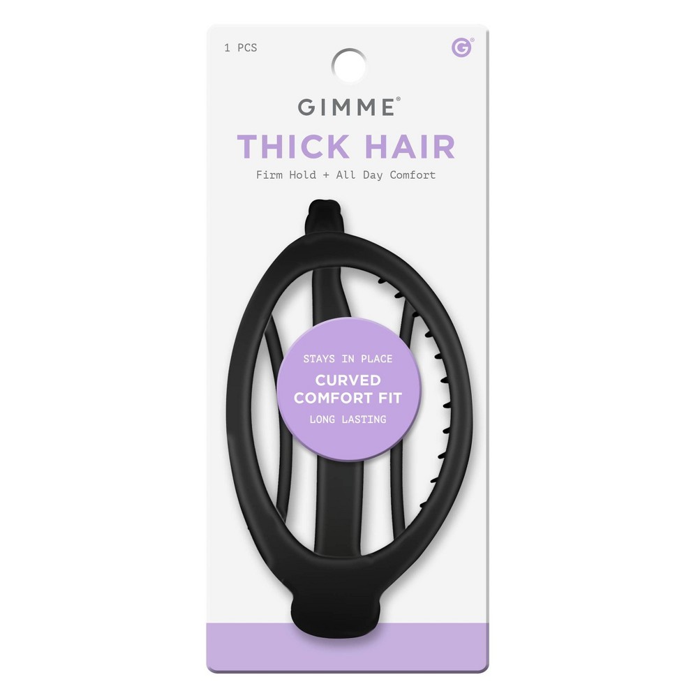 Gimme Beauty Thick Secure Lay-Flat Claw Clip - Black