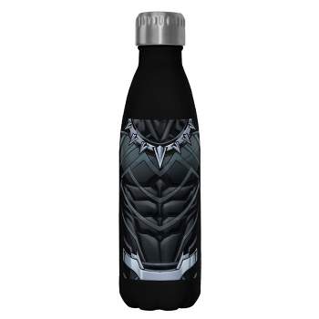 Batman Symbol  Black and Yellow Logo Stainless Steel Water Bottle