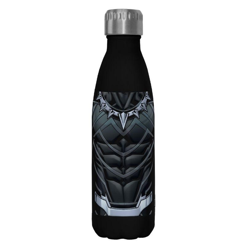 Marvel Black Panther Costume Stainless Steel Water Bottle, 1 of 3