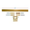 Cardinal Gates Regular Gate Installation Kit - 36 Inch Stairway Bannister Clamp - 2 of 4