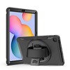SAHARA - Protection Hand Strap Series Case for Samsung Galaxy Tab S6 Lite (2020-2024) - Black - 2 of 4