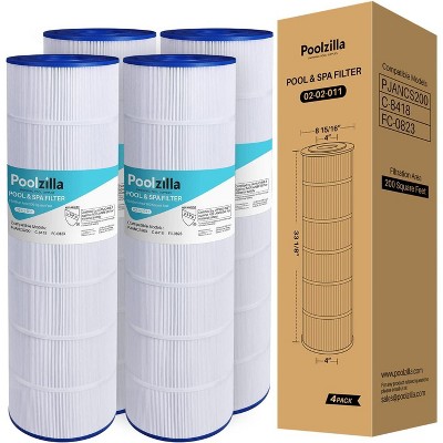 Poolzilla Replacement Pool Filter for Jandy CS200, PJANCS200, R0462400, Unicel C-8418, Filbur FC-0823, Aladdin 35002, 200