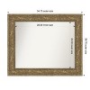 Amanti Art Luxe Non-Beveled Framed Bathroom Vanity Wall Mirror - 3 of 4