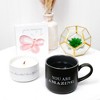 Pavilion Gift Company - Amazing - Stacking Mug and Candle Set 100% Soy Wax Scent: Tranquility - Flame Candles - 3 of 4