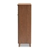 Shelf Wood Shoe Storage Cabinet with Drawer Coolidge - Baxton Studio - 4 of 4