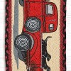 Earth Rugs Eco-Friendly Country Stair Rug – Braided Jute with Dog & Truck Artwork - 3 of 3