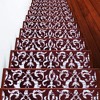 Sussexhome Floral Collection Anti-Slip Carpet Stair Treads, 9" X 28" - 2 of 4