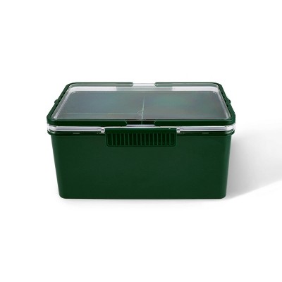 Food Storage with Lid Rectangle Green - Bullseye's Playground™