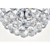 Elegant Lighting Emilia 14 inch pendant in chrome - 4 of 4