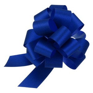 Unique Bargains Personalized Sparkly Gift Wrapping Large Pull Bows for Wedding Baskets 5 Pcs - 1 of 4