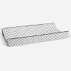 Bacati - Hearts Quilted Muslin Changing Pad Cover Black - 3 of 4