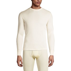 Lands' End Men's Silk Long Underwear Crew Neck - 1 of 4