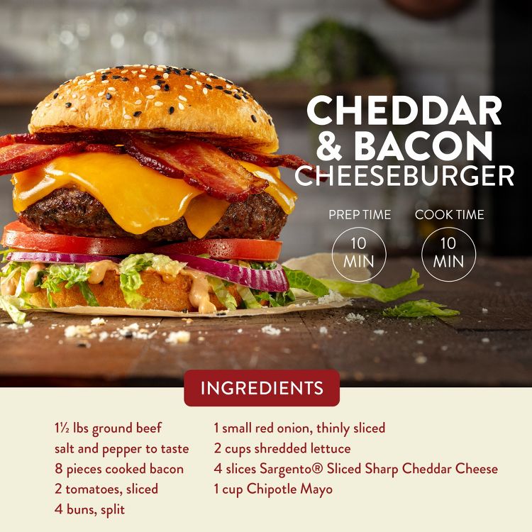 Sargento Natural Sharp Cheddar Sliced Cheese - 8oz/11 slices, 4 of 8