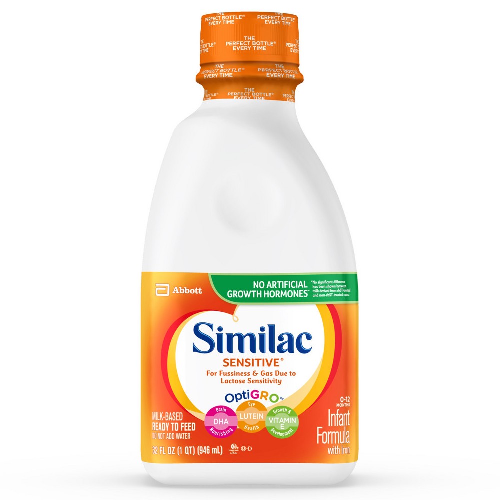 UPC 070074575346 product image for Similac Sensitive Infant Formula Ready-to-Feed 32 oz | upcitemdb.com