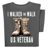 Collections Etc Walked the Walk U.S. Veteran Short Sleeve Graphic Tee - 2 of 4