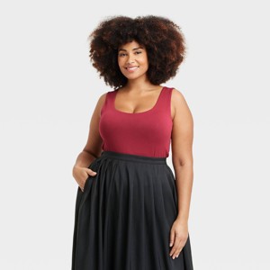 Women's Slim Fit Seamless Tank Top - A New Day™ - 1 of 3