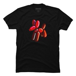 Men's Design By Humans Balloon Animal - Dog (red) By TaliRachelle T-Shirt - 1 of 4