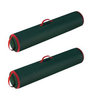 Rubbermaid Red & Green Wrapping Paper Storage Bag  Wrapping paper storage,  Bag storage, Green wrapping paper