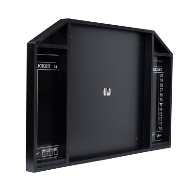 Viper Black Dartboard Backboard with Cricket Scoreboards
