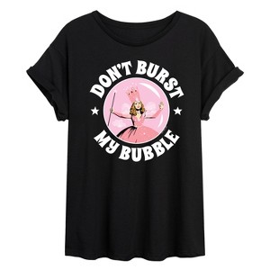 Women's - Wizard of Oz - Don't Burst My Bubble Oversized Graphic T-Shirt - 1 of 4