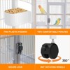 Large Open-Top Hanging Bird Cage (41 Inch) – Slide-Out Tray, Water Bottle Feeder | Ideal for Parrot/Parakeet & Small Mid-Sized Birds - 4 of 4