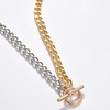 SOHI Women's Multicolour Link Chain Necklace - 4 of 4