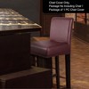 PiccoCasa Waterproof PU Leather Pub Counter Height Side Chair Covers with Elastic Band - 2 of 4