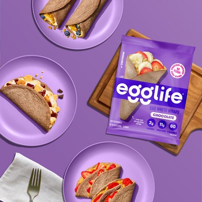 egglife Chocolate Egg White Wraps - 6oz