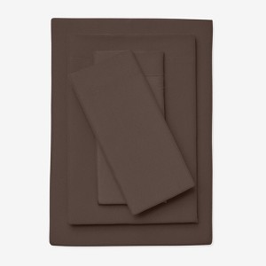 BrylaneHome BH Studio Solid Microfiber Sheet Set - 1 of 4