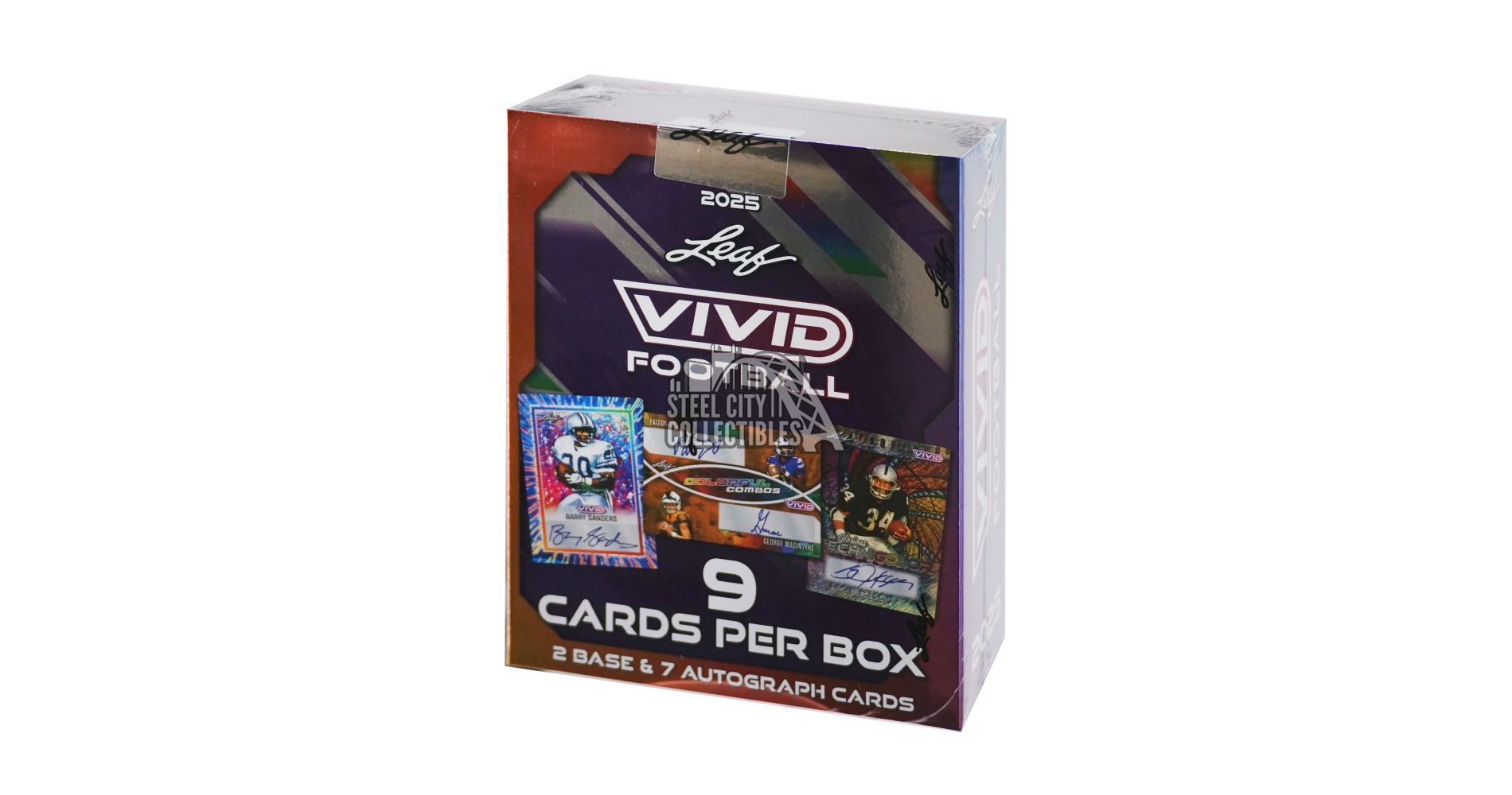 Leaf 2025 Vivid Football Hobby Box