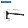 Unique Bargains Wall Mount Foldable Clothes Coat Hanger Drying Rack Hooks - 2 of 4