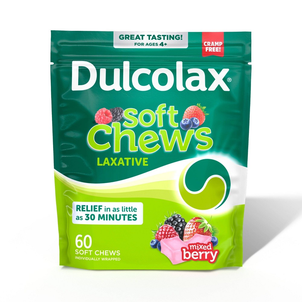 Dulcolax Digestive Health Treatment Soft Chewable - Berry - 60ct