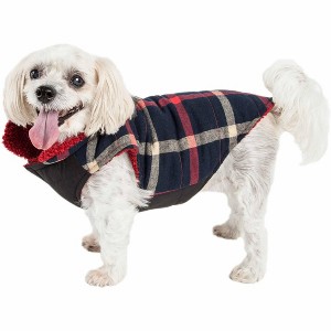 Pet Life (R) Allegiance Classical Insulated Plaid Fashion Dog Jacket - 1 of 4