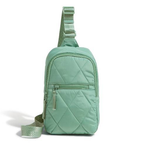 Vera Bradley Women s Outlet Ultralight Essential Sling Backpack Beryl Green