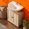 Racxily Bathroom Vanity Cabinet, Under Sink Storage with 2 Doors & Adjustable Shelf - 4 of 4