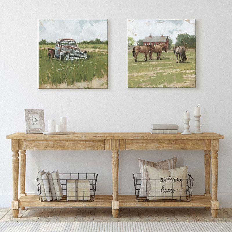 Sullivans Darren Gygi Rusty Truck Giclee Wall Art, Gallery Wrapped, Handcrafted in USA, Wall Art, Wall Decor, Home Décor, Handed Painted, 4 of 5