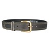 CTM Mens Big & Tall  Two Tone Bridle Belt with Removable Buckle - 2 of 4