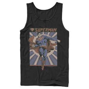 Men's Superman Classic Hero Pose Tank Top - 1 of 4