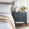 Quail Hill 3 Drawer Nightstand Mount Etna Blue - Threshold™ designed with Studio McGee - image 2 of 4