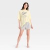 Women's Oversized T-Shirt Sleep Dress - Colsie™ - 3 of 3