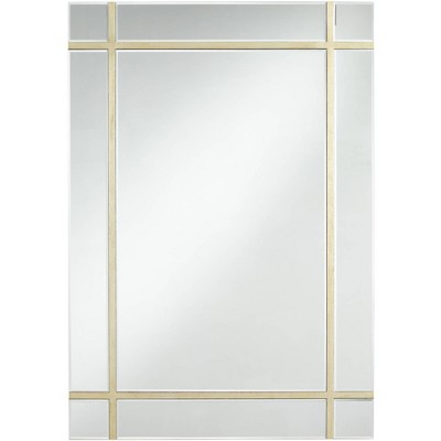 Possini Euro Design Possini Euro Shedd Light Gold 28" x 40" Wall Mirror