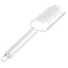 Unique Bargains Arc Shaped Garlic Ginger Fine Grater Stainless Steel Household Peelers Silver Tone 1 Pc - 2 of 3