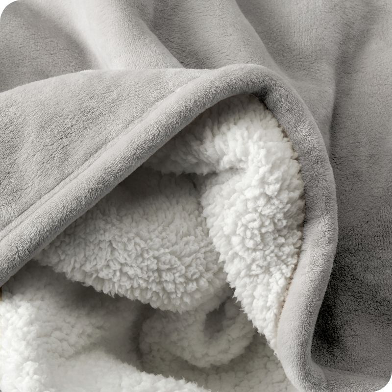 Faux Shearling Fleece Blanket by Bare Home, 5 of 9