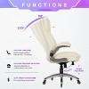 COLAMY Ergonomic Executive Office Chair with Rubber Wheels - 3 of 4