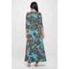 WEST K Women's Grace Faux-Wrap Maxi Dress with Tie Waist - 4 of 4