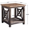 Uttermost Spiro Reclaimed Wood End Table - 3 of 3